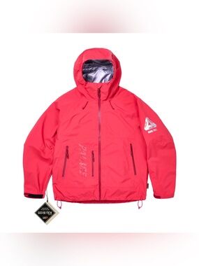 Palace GORE-TEX 3L Palex Jacket 'Flame' Ski Snowboard Red Shell FW25 Size XL